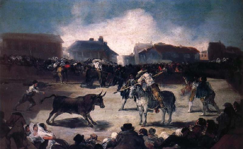 Francisco Goya The Bullfight oil painting picture